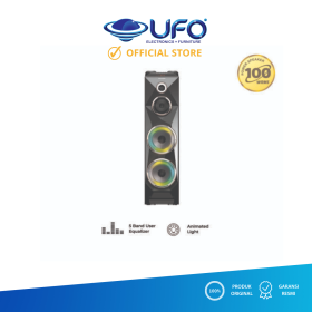 Ufoelektronika Polytron 8 Inch Speaker Bluetooth Aktif Karaoke PAS8SCA22FM 