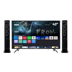 Polytron 43 Inch Smart Lite Cinemax Digital Tv (Tower Speaker) PLD43TCV8865 