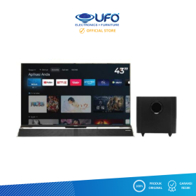 Ufoelektronika POLYTRON PLD43BUG5959+SWF0251 LED ANDROID 4K TV 43 INCH (SUBWOOFER)