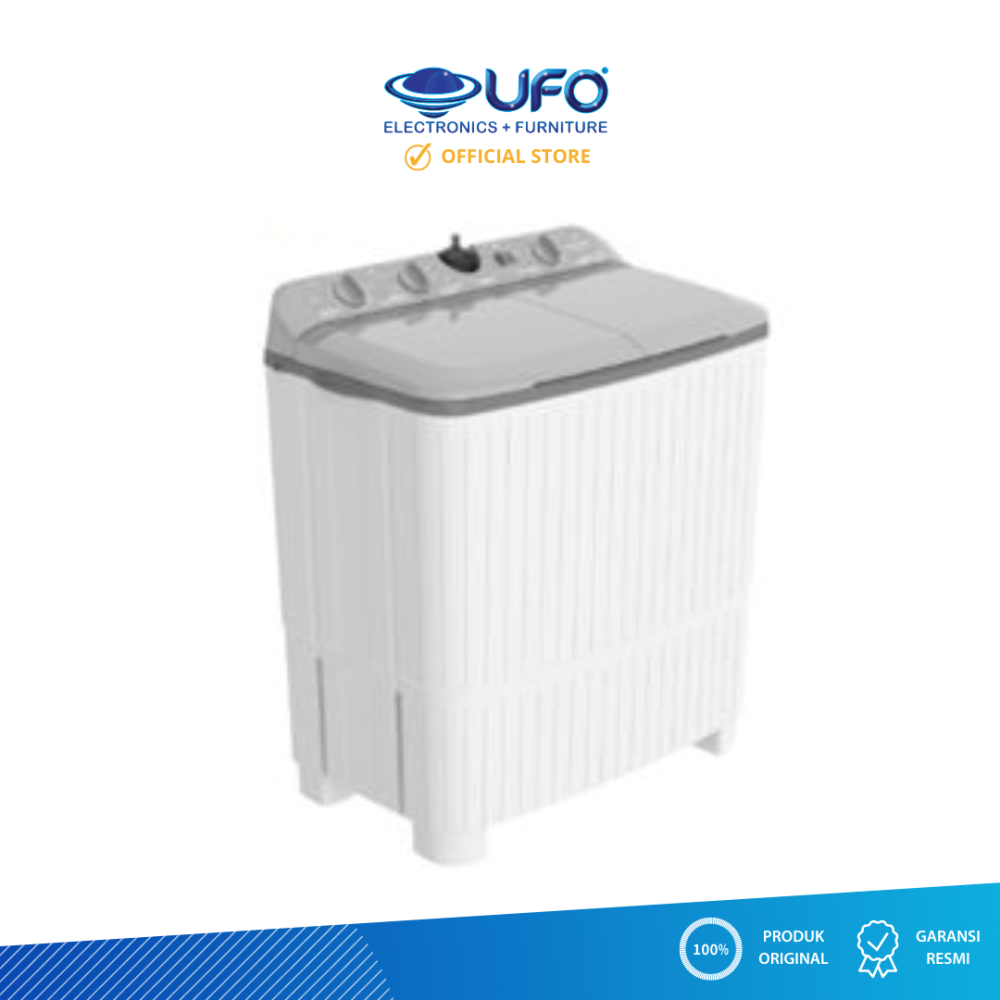 Polytron 7 Kg Mesin Cuci 2 Tabung PWM7076Y/G