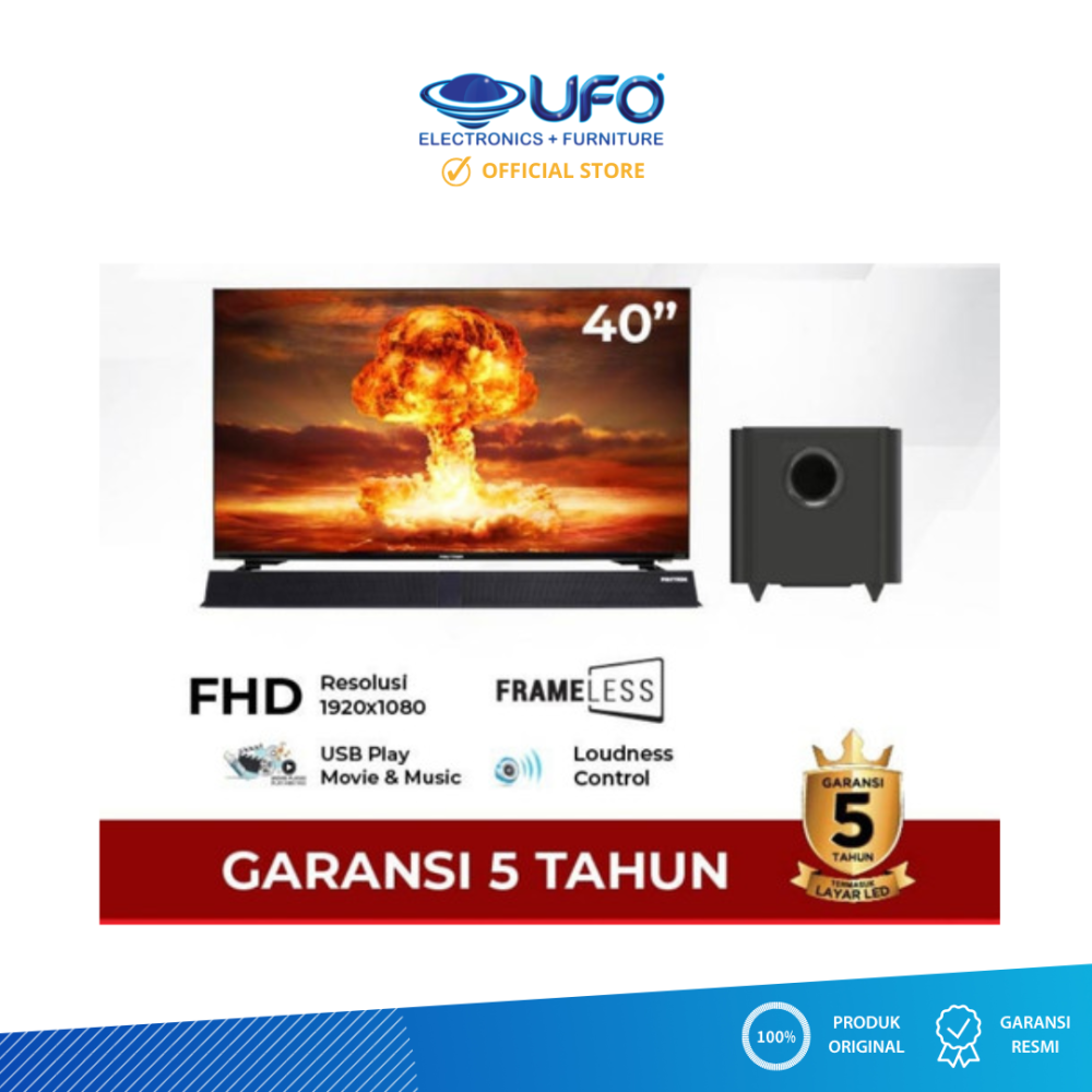 Polytron 40 Inch Led Digital Tv PLD40BV8958 