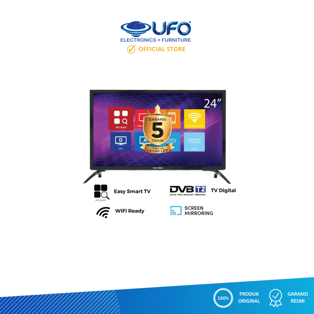 POLYTRON PLD24MV1859 LED SMART TV 24INCH