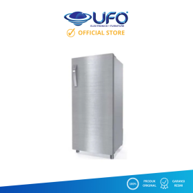 Ufoelektronika POLYTRON PRB186S Kulkas 1 Pintu Metallic 180 Liter