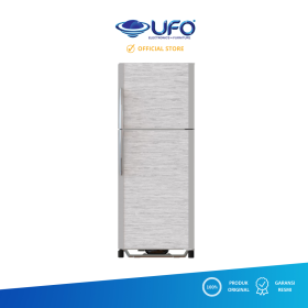 Ufoelektronika POLYTRON PRM21DMS Kulkas 2 Pintu Belleza 210 liter