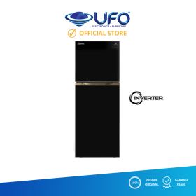Ufoelektronika Polytron Kulkas 2 Pintu Inverter 350 Liter PRM495X
