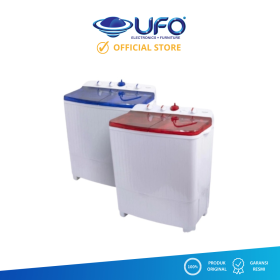 Ufoelektronika Polytron PWM851R/B Mesin Cuci 2 tabung 8,5 KG