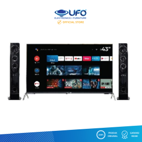 Ufoelektronika POLYTRON PLD43TAG9959+SPKT1043 LED ANDROID TV 43INCH(TOWER SPEAKER)