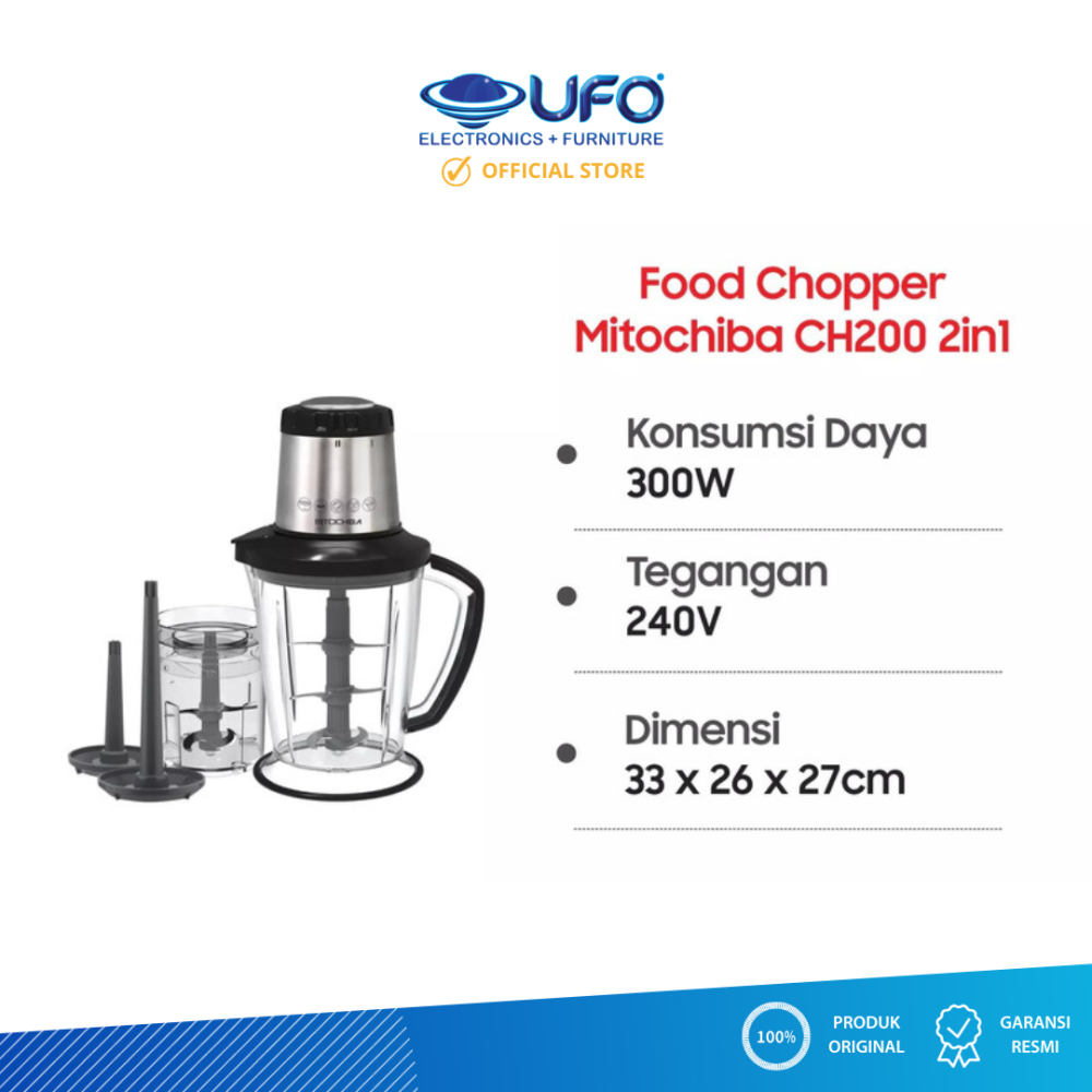 MITOCHIBA CH200 FOOD CHOPPER 2L
