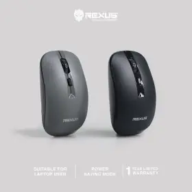 REXUS Q20 MOUSE WIRELESS 2,4GHZ Q-20 SILENT GARANSI RESMI