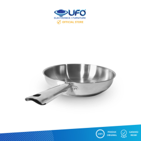 Ufoelektronika Kedawung PROFESSIONALFP24CM Master Chef Professional Panci Stainless Frying Pan 24 cm