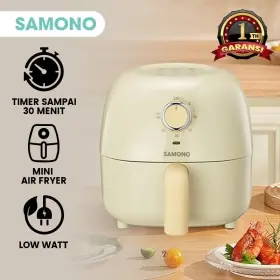 Samono SWAFG24  Mini Air Fryer 2.4 Liter Low Watt Mesin Penggorengan