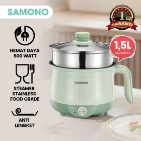 Ufoelektronika Samono 1,5L Panci Listrik Serbaguna Low Watt SW-DG01P