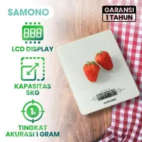 Samono SWKS02 Timbangan Elektrik LCD Display