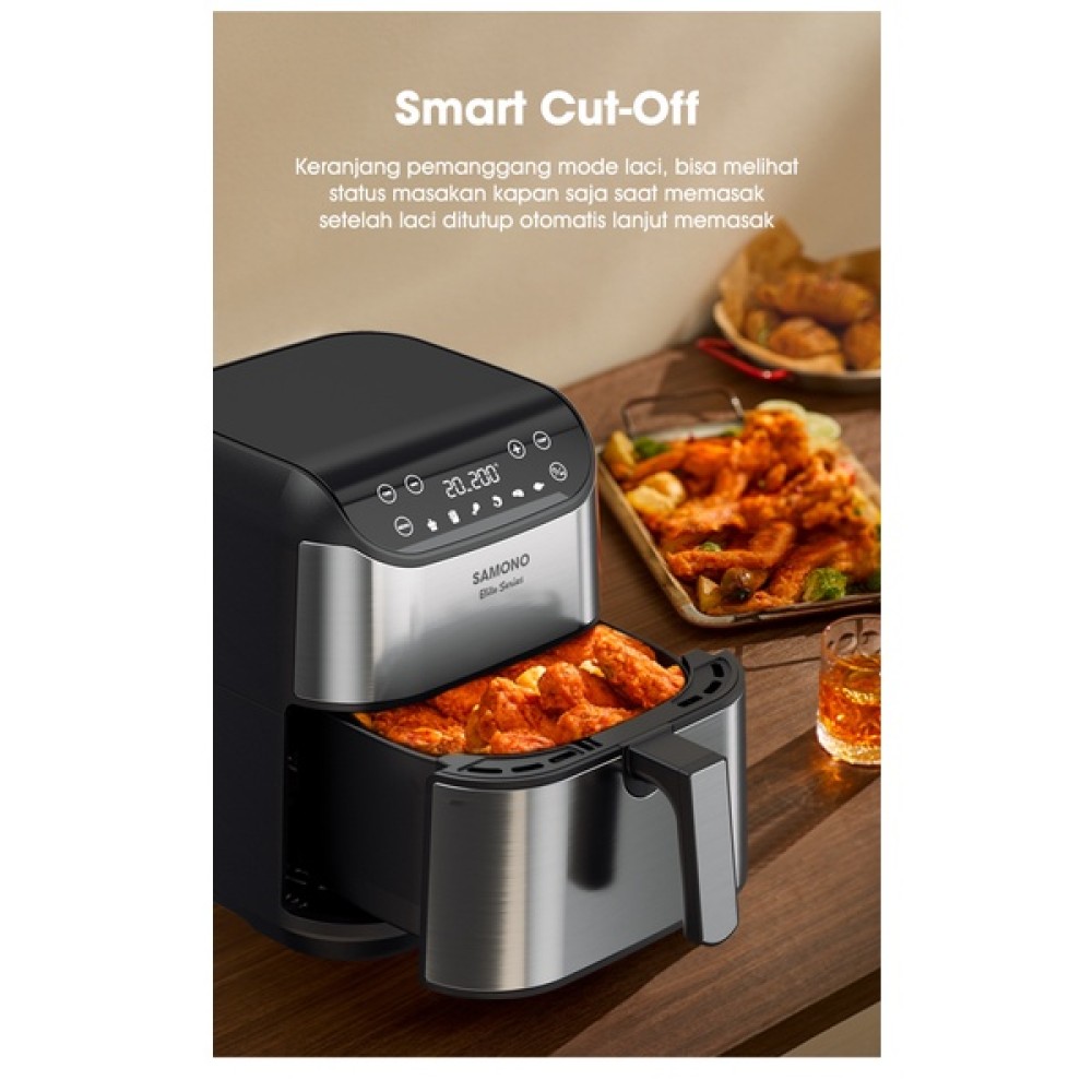 SAMONO SWAFBE06 AIR FRYER KAPASITAS 6 LITER 700W SW-AFBE06 | UFO ...