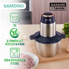 Samono SWTC400W Food Chopper Stainless Steel 2 liter