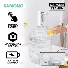 Ufoelektronika Samono Pompa Galon Portable USB Rechargeable Touch Screen SWCQ02S 
