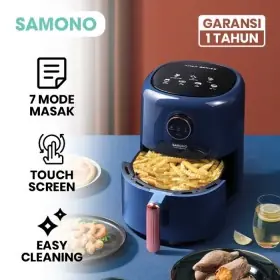 Samono SWAFBE04 Air Fryer 4 Liter Mesin Penggorengan Tanpa Minyak