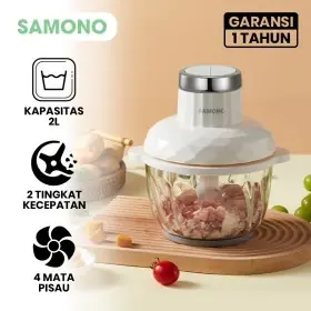 Ufoelektronika Samono SWC300WHITE Food Chopper Penggiling Daging 2L