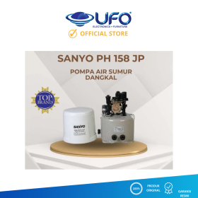 Ufoelektronika Sanyo PH158JP Pompa Air Sumur Dangkal Shallow Water Pump 
