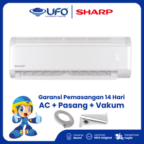 AC SHARP 1 PK Single Split Standart GARUDA DEY Series with LED Display AHA9DEY [UNIT ONLY]