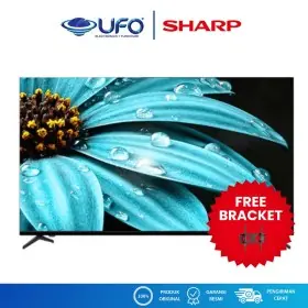 Ufoelektronika Sharp 75 Inch 4k Fremeless Google Tv (Free Bracket) 4TC75FJ1X 