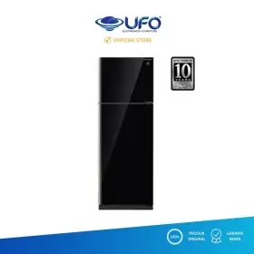 Sharp Kulkas 2 Pintu Grand Vetro 364 / 397 Liter SJIG471PGBK