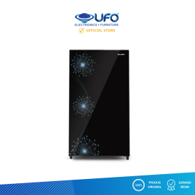 Ufoelektronika Sharp Kulkas 1 Pintu Semi Defrost 133 / 128 Liter SJX167MGDB