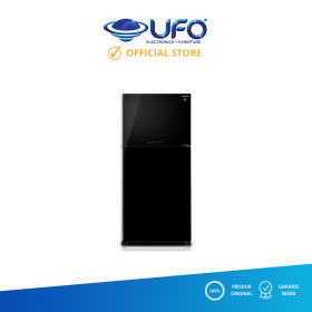 Ufoelektronika Sharp SJIG863PGBK Llemari Es 2 Pintu J-Tech Inverter