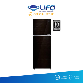 Ufoelektronika Sharp SJ456GIMK Kulkas 2 Pintu J-Tech Inverter With Plasmacluster