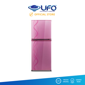 Ufoelektronika Sharp SJ237NDAP Kulkas 2 Pintu New Aurora Design & Color 172/152 Liter