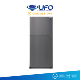 Ufoelektronika Sharp SJIG862PMSL Kulkas 2 Pintu 613 Liter Mega Freezer