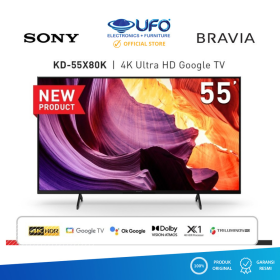Ufoelektronika SONY 55 Inch Smart Google TV LED 4K HDR KD55X80K