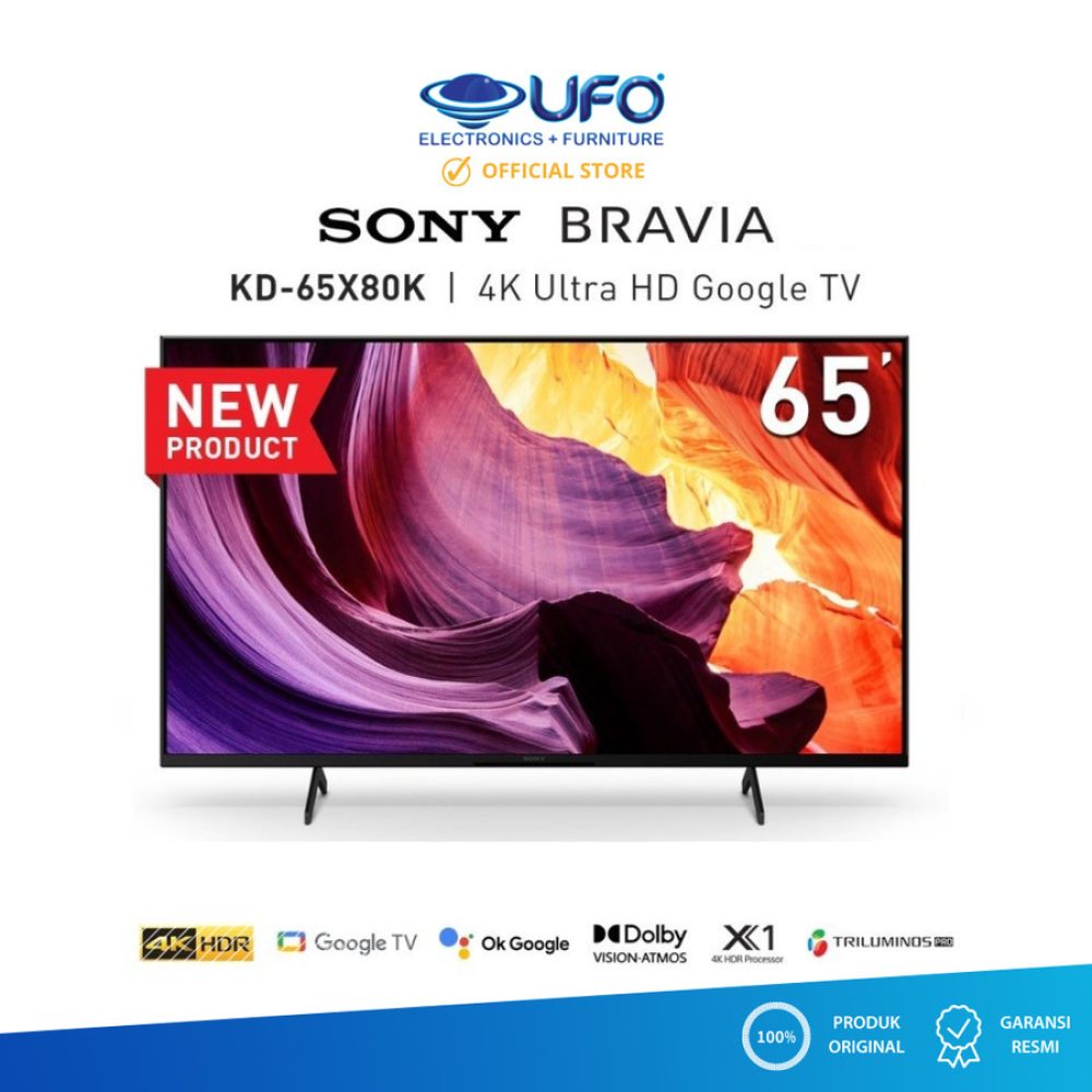 SONY KD65X80K LED 4K HDR SMART GOOGLE TV 65 INCH