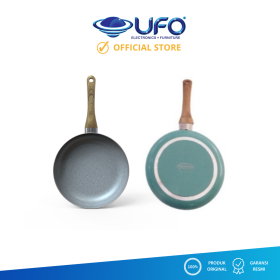 Ufoelektronika Sunhouse CL18 Clover Marble Fry Pan 18cm / Wajan Anti Lengket