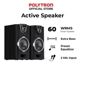 Ufoelektronika Polytron 8 Inch Bluetooth Speaker Aktif Karaoke PAS8F12 