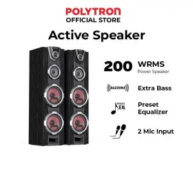 Ufoelektronika Polytron 8 Inch Speaker Bluetooth Aktif Karaoke PAS8FF22 