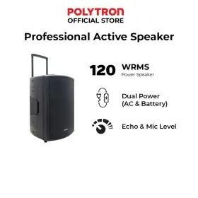 Ufoelektronika Polytron Speaker Active 15 Inch PASPRO15F3 