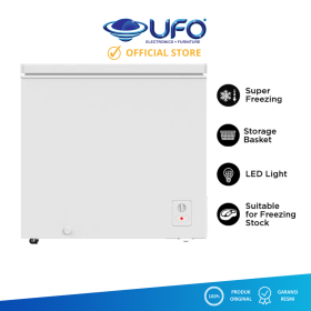 Ufoelektronika TCL Chest Freezer Box 210 Liter Fast Freezing TCF210ZID