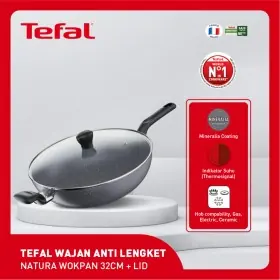 Ufoelektronika TEFAL NATURA WOKPAN 32CM + LID GRADE A TLNTWPB2269495-A