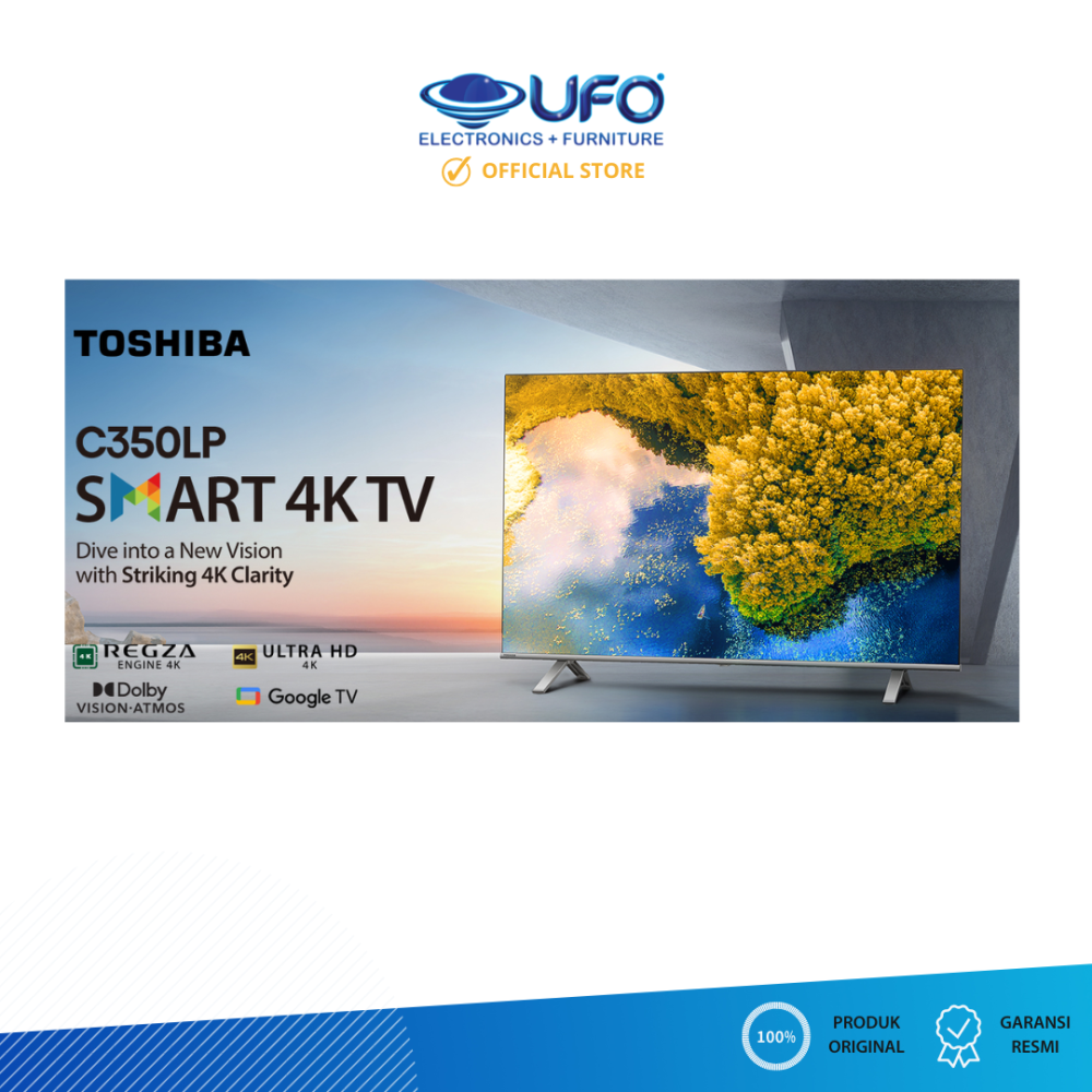 TOSHIBA 50C350LP 4K UHD SMART GOOGLE TV 50 INCH