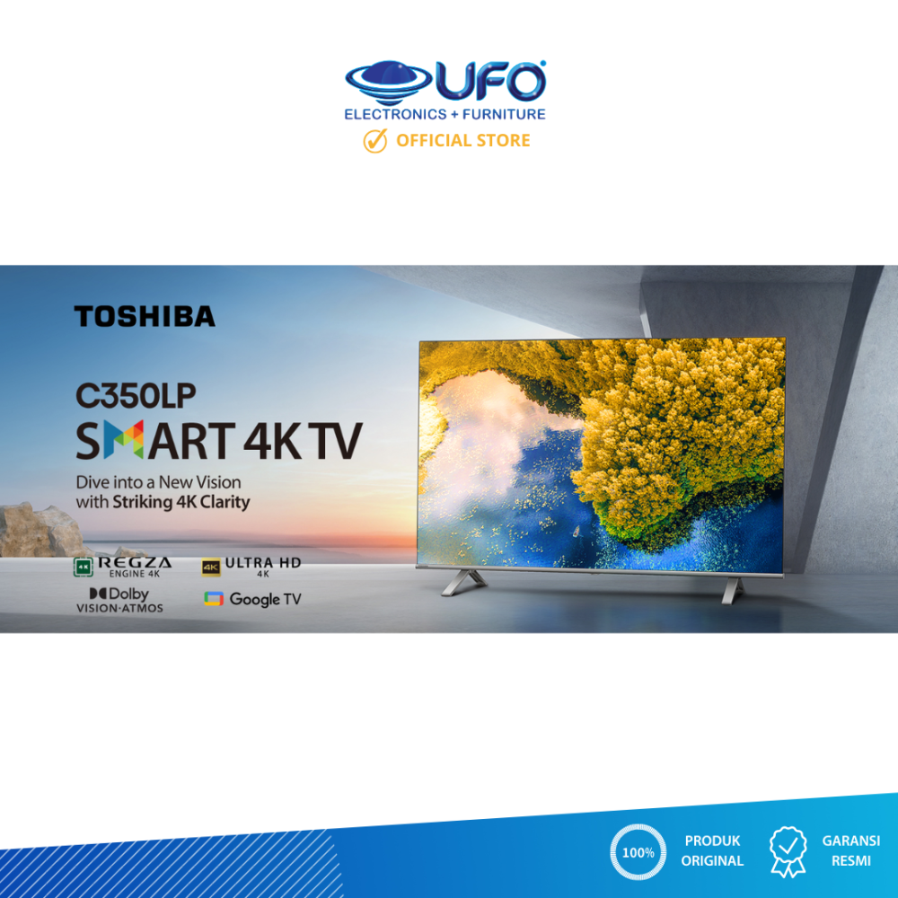 TOSHIBA 43C350LP 4K UHD SMART GOOGLE TV 43 INCH