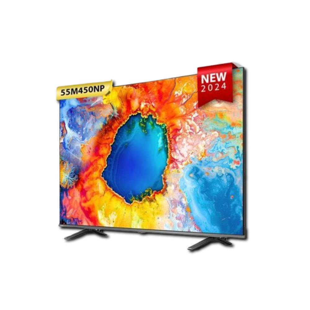 Toshiba 55 Inch QLED REGZA ZR 4K Vidaa Smart TV U7 Dolby Vision Atmos MEMC VRR ALLM Netflix Disney+ 55M450NP