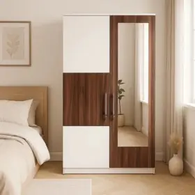 Uni Home - Lemari Pakaian 3 Pintu Rak LB-04