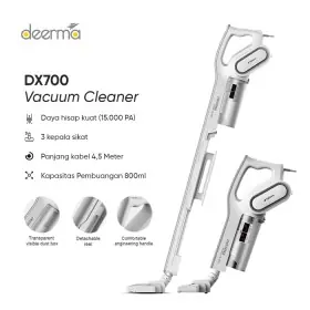 Ufoelektronika Deerma Handheld Vacuum Cleaner home penyedot debu DX700 2-In-1 
