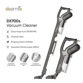 Ufoelektronika Deerma Vacuum Cleaner 2-in-1 Penyedot Debu Sedot Hisap debu Anti Debu dan 15000PA DX700S