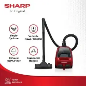 Ufoelektronika Sharp Vacuum Cleaner 1,5 Liter ECNS18RD