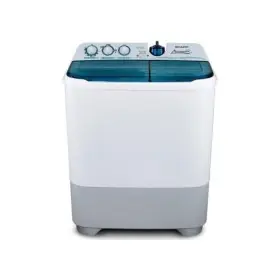 Sharp  8 Kg Mesin Cuci 2 Tabung Super Aquamagic EST85CRBK 