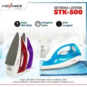Advance Setrika Listrik Daya 350 Watt STK-500