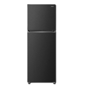 Ufoelektronika Aqua Kulkas 2 Pintu Non Inverter Metal Door 225 Liter Dark Silver AQR-DTM285CBP