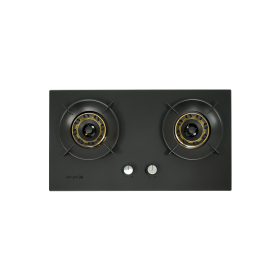 Artugo Kompor Tanam 2 Tungku Ice Glass AH2705BL
